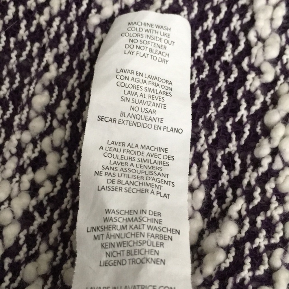 Fabletics | Purple “Moscow” Waterfall Cardigan - Picture 13 of 13